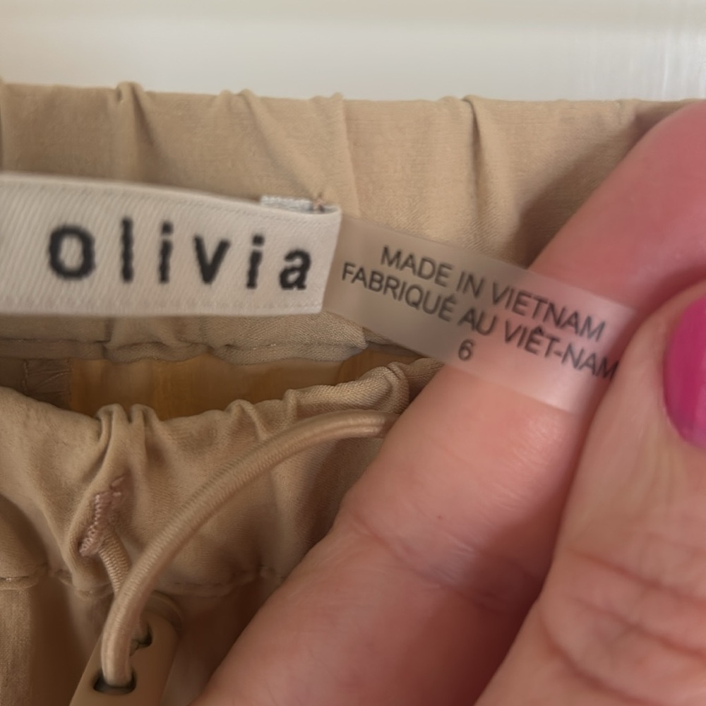 New Alice and Olivia Shara parachute cargo pants - Picture 8 of 16